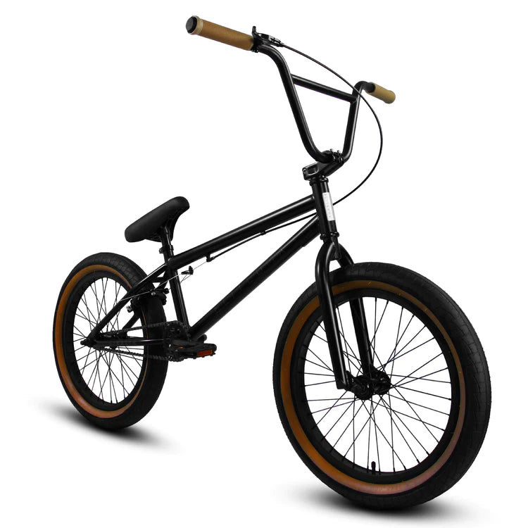 Elite BMX Stealth 20" Black/Gum-Black/White