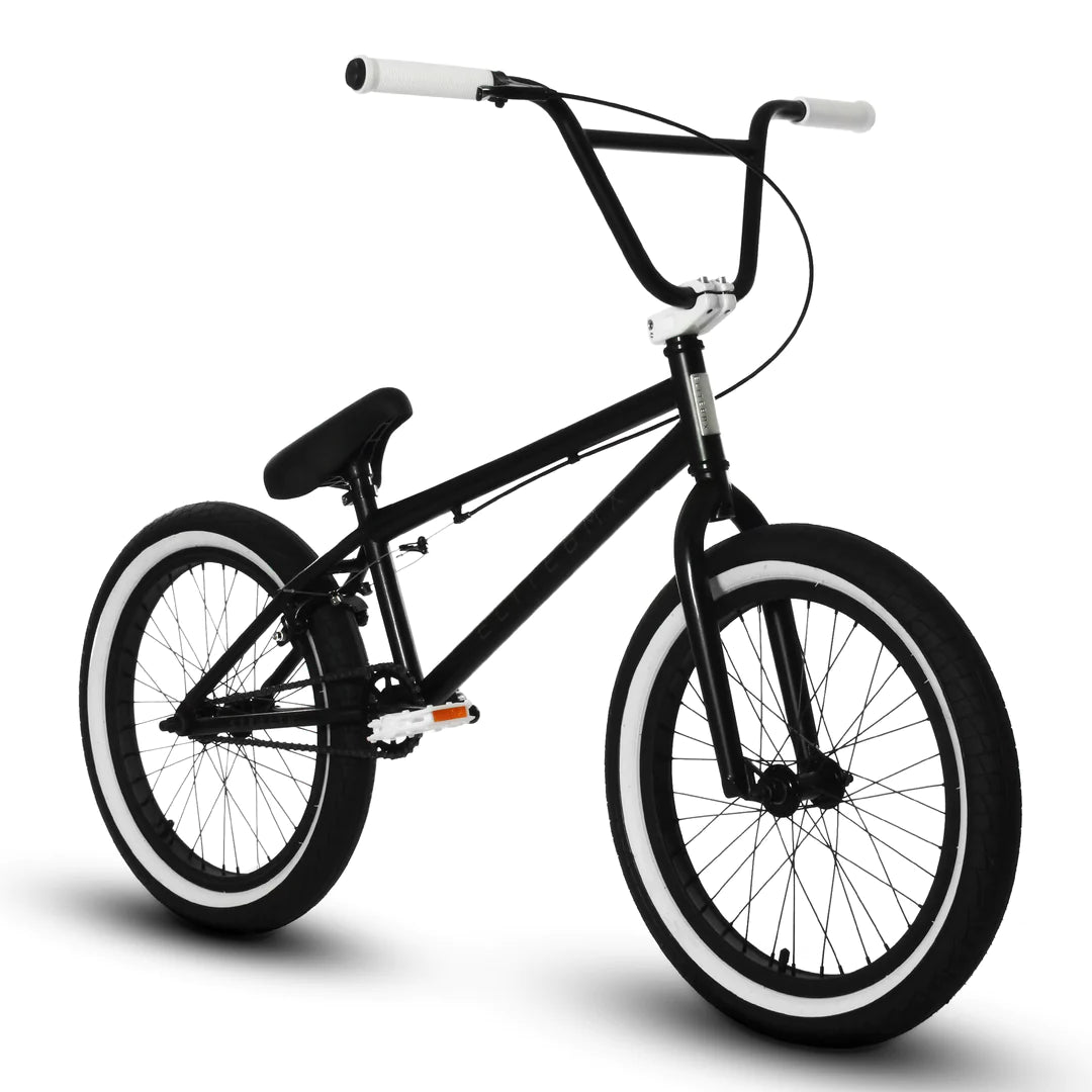 Elite BMX Stealth 20" Black/Gum-Black/White