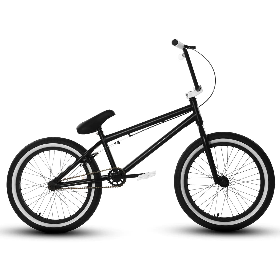 Elite BMX Stealth 20" Black/Gum-Black/White