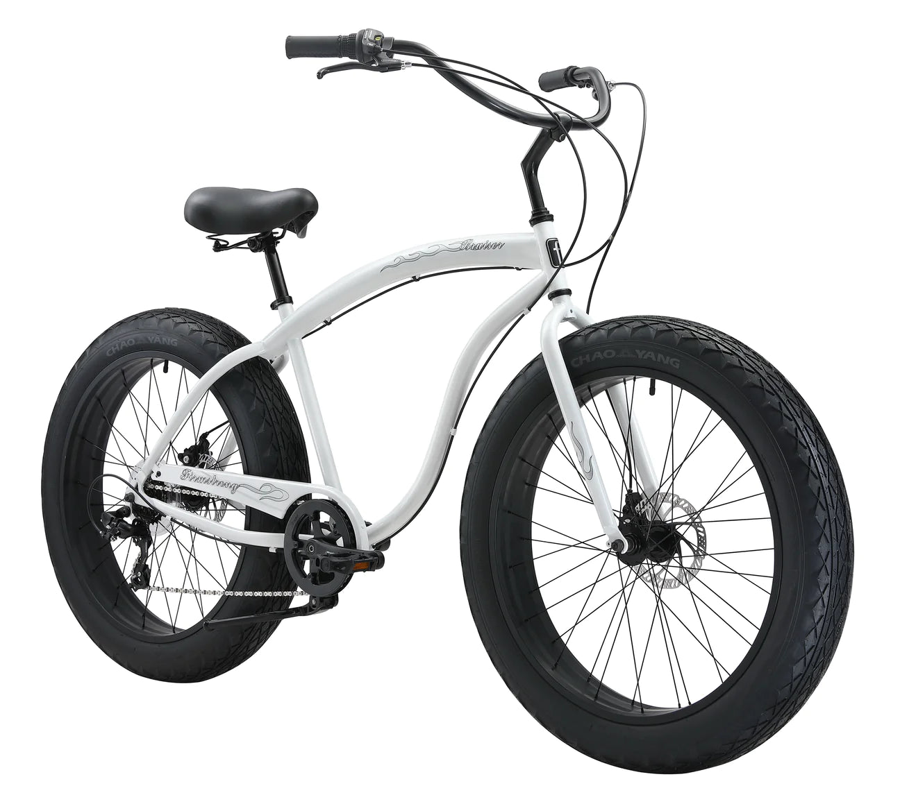 Firmstrong Bruiser 26" 7speed Fat Tire 4.0 White/Black