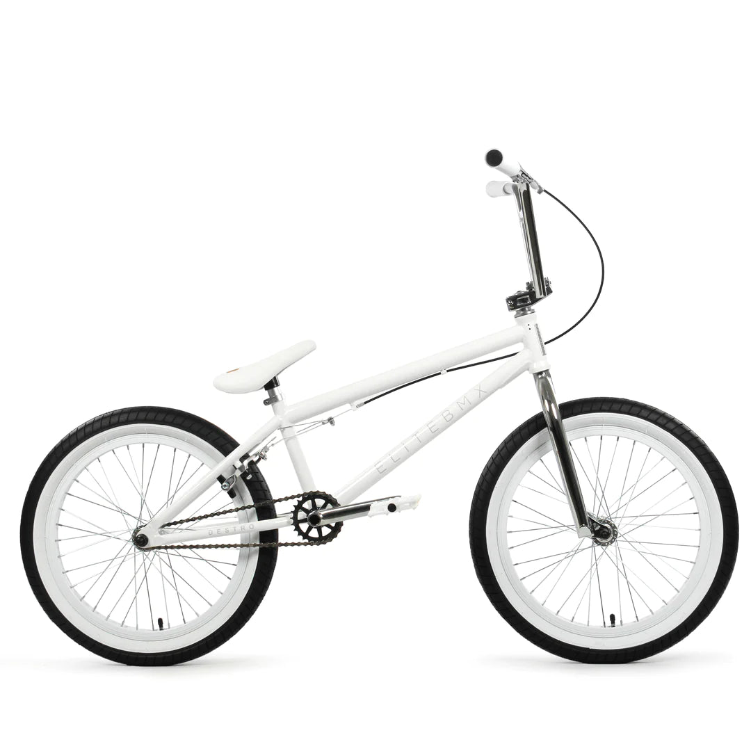 Elite BMX Destro 20" White Chrome