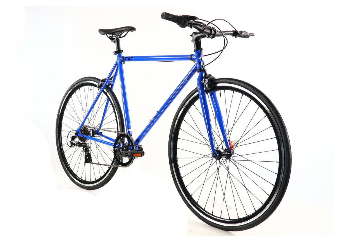 Golden Cycles Velo-7 Black, Grey, Blue, Red, White