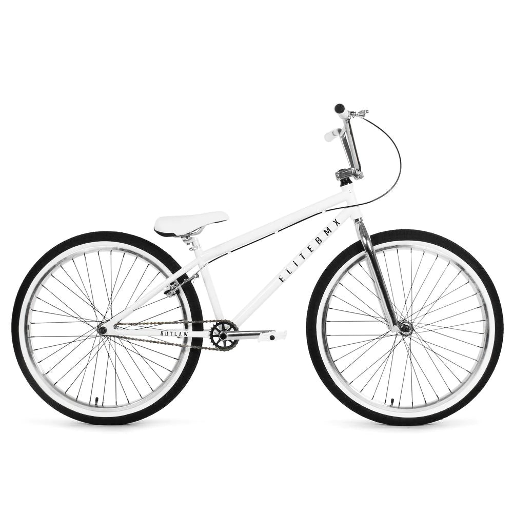 Elite BMX 26" Outlaw-White Chrome