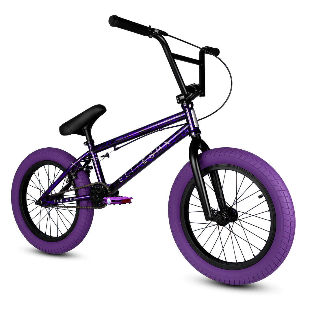 Elite BMX 18"  Pee-Wee Red Carnage & Purple Carnage