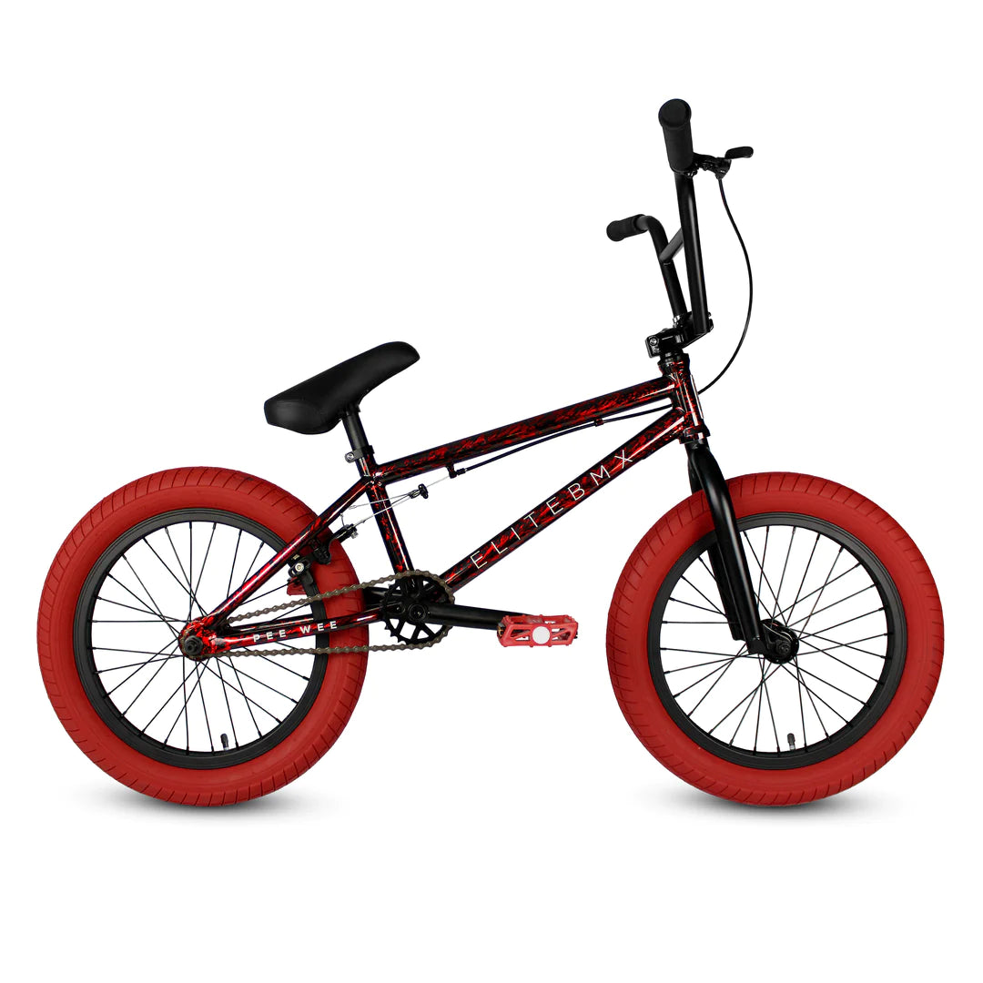 Elite BMX 18"  Pee-Wee Red Carnage & Purple Carnage