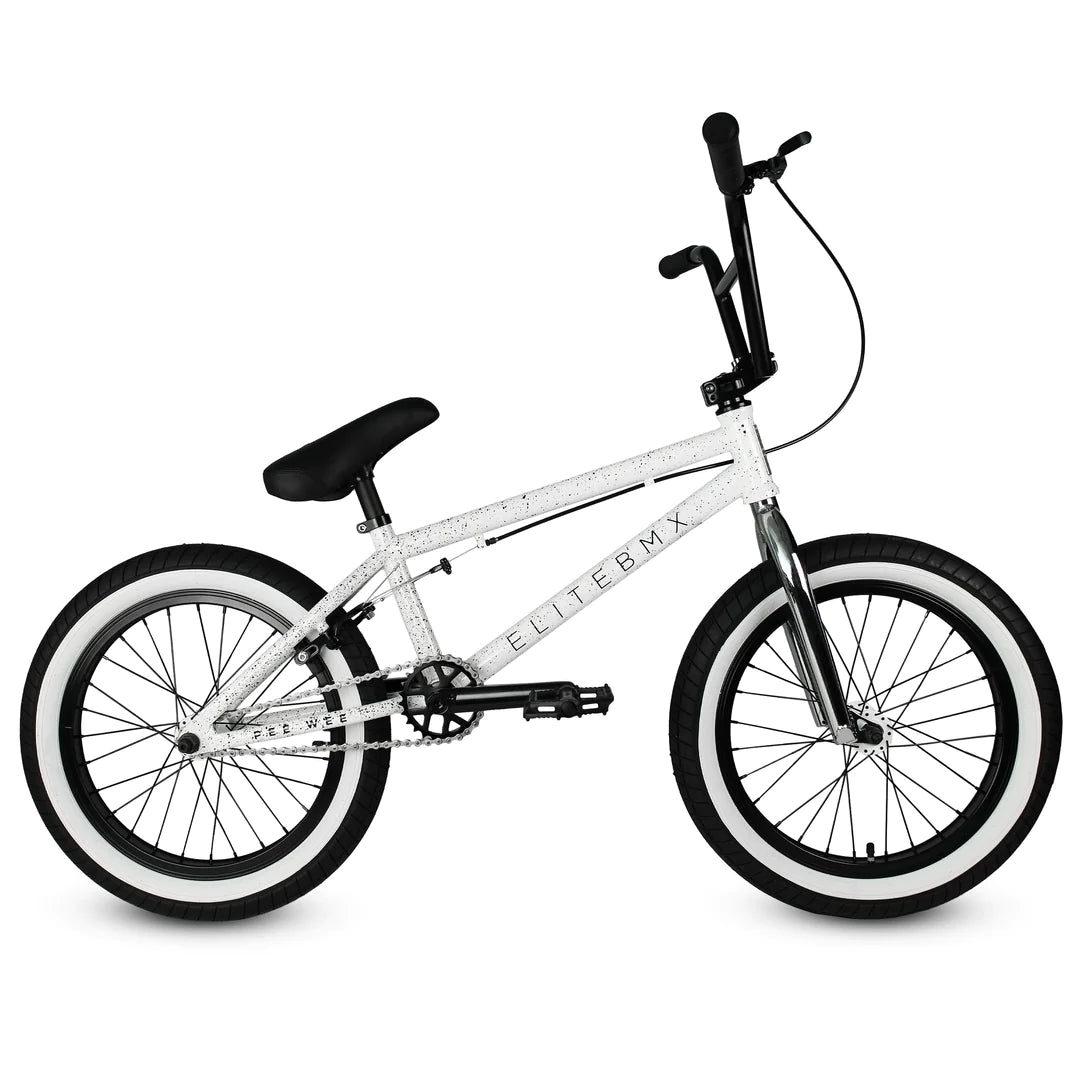 Elite BMX  18" Pee-Wee White Splatter