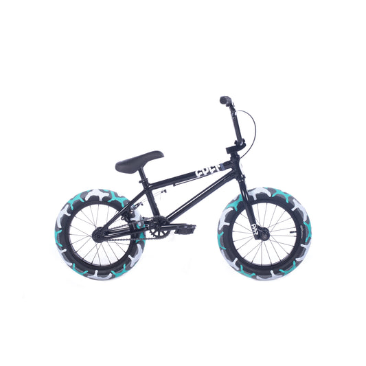 Cult Juvenile 16" BMX Black/Teal camo