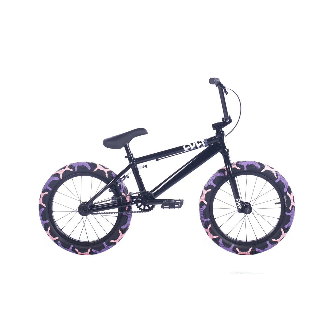 Cult Juvenile 18" BMX Black/Purple Camo