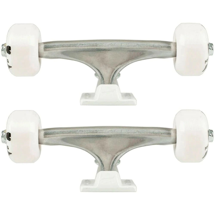 Tensor Trucks Enjoi Polished / White with 52mm Double Panda Wheels